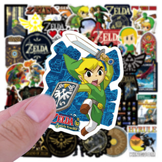 💥พร้อมส่ง💥Zelda เซลดา เดอะเลเจนด์ออฟเซลดา 50pcs sticker กันน้ำ สติ๊กเกอร์ Switch ใช้ซ้ำได้ กระโปรงหลังรถ โทรศัพท์มือถื