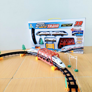 รถไฟ ใส่ถ่าน ต่อราง วิ่งได้ ใส่ถ่าน 2เอ 2 ก้อน สินค้า ตรงปก …