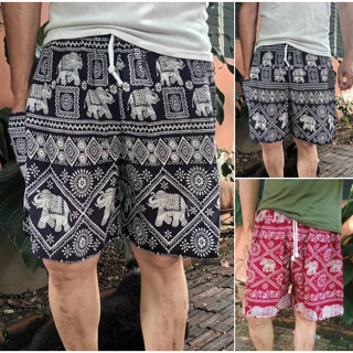 Elephant pants Thai pants Shorts Short Pant Elephant pant Elephant short กางเกงขาสั้น กางเกงลายช้าง กางเกงขาสั้นชาย