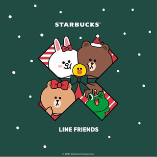 Brown Line Friend Starbucks Thailand