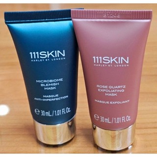 ❤️โปรจับคู่!!❤️ใหม่แท้ 100%111Skin Microbiome Blemish Mask 30 ml.+111 Skin Rose Quartz Exfoliating Mask 30 ml.