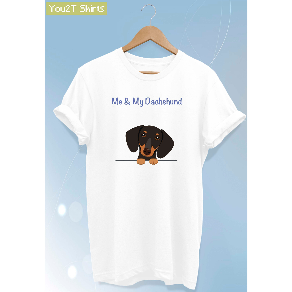 เสื้อยืดสกรีนลายหมา ดัชชุน Dachshund Dog Tshirt