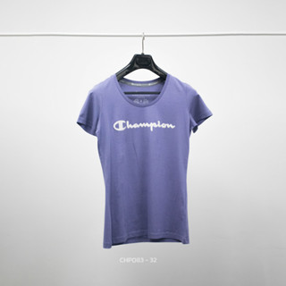 Champions (TSW-CHP-083) แบรนด์แท้ 100%เสื้อยืดคอกลม ผ้าcotton นิ่มใส่สบาย ระบายอากาศได้ดี ไม่ย้วย