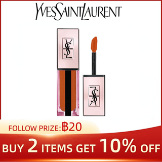YSL Yves Saint Laurent New Product Pink Tube Water Gloss Rose Gold Lip Glaze Lipstick #202#207