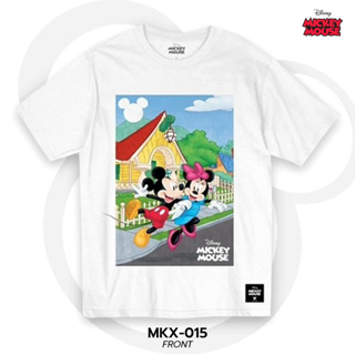 Power 7 Shop เสื้อยืดการ์ตูน มิกกี้เมาส์ ลิขสิทธ์แท้ DISNEY (MKX-015)