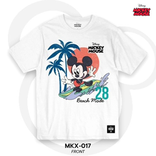 Power 7 Shop เสื้อยืดการ์ตูน มิกกี้เมาส์ ลิขสิทธ์แท้ DISNEY (MKX-017)