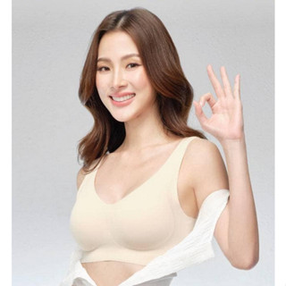 SBXK108 Sabina เสื้อชั้นใน Seamless (ไม่มีโครง แบบสวม) รุ่น Soft Collection รหัส SBXK108 เนื้ออ่อน/ดำ