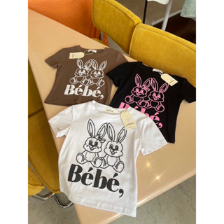 NN224 เสื้อครอปแขนสั้นกระต่ายBebe (Jarinya)