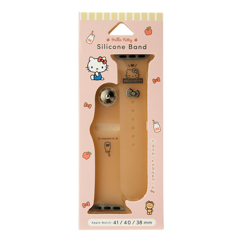 [ส่งตรงจากญี่ปุ่น] สายนาฬิกาข้อมือซิลิโคน ลาย Sanrio Hello Kitty สําหรับ Apple Watch
