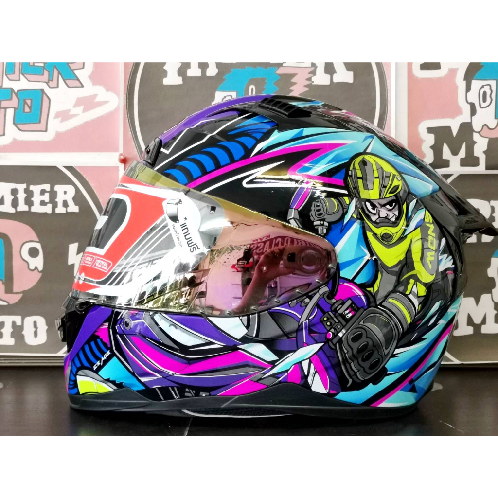 หมวกกันน็อค ID Specter ลาย snowmobile