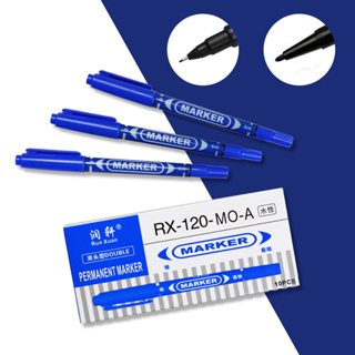 ปากกาเมจิ 2 หัว รุ่น RX-120-MO-A (1กล่อง 10ด้าม)