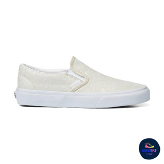 [ของแท้ ส่งฟรี จากไทย] VANS CLASSIC SLIP-ON - PRINCESS PAISLEY BONE WHITE