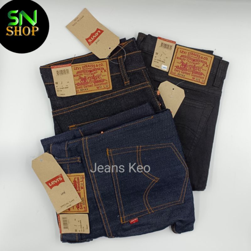 กางเกงยีนส์ Jeans เดฟยืดมี3สีผ้านิม