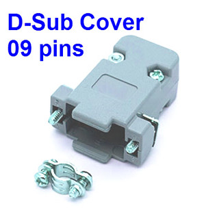 D-Sub Cover 9 pins DB9 Female male RS232