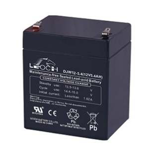 LEOCH แบตเตอรี่ แห้ง DJW12-5.4 ( 12V 5.4AH ) VRLA Battery แบต สำรองไฟ UPS ไฟฉุกเฉิน รถไฟฟ้า ตาชั่ง