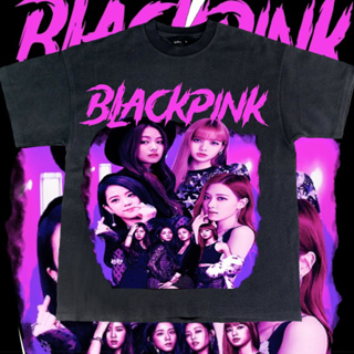 เสื้อยืดลาย “BlackPink” ผ้าคอตตอน100% พร้อมส่งเนื้อผ้าดี💕💕😍