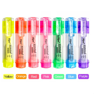 Sipa Candy Fluorescent Highlighter SH808S ปากกา ปากกาเน้นข้อความ ปากกาเน้นข้อความเรืองแสง ปากกาเน้นข้อความแบบเฉียง