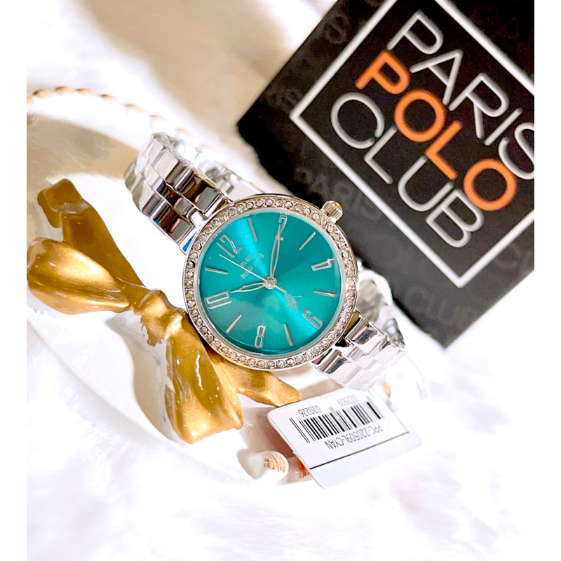 PARIS POLO CLUB รุ่น PPC-220509L-CYANนาฬิกาข้อมือสำหรับผู้หญิง