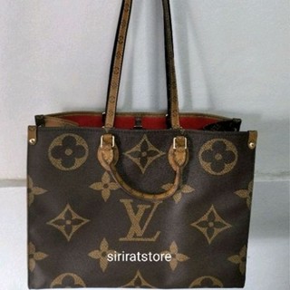 กระเป๋าสะพายหนังแท้ LCUIS VUITTON รุ่น no TheGo มือสองงานลุ้นสภาพใหม่กริบไม่มีตำหนิต้องแจ้ง