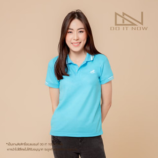 เสื้อโปโล รุ่น Rocking Horse  🔥สีฟ้า🔥 (หญิง)  By Doitnow  สินค้าคุณภาพ จากแห่งผลิตโดยตรง!!