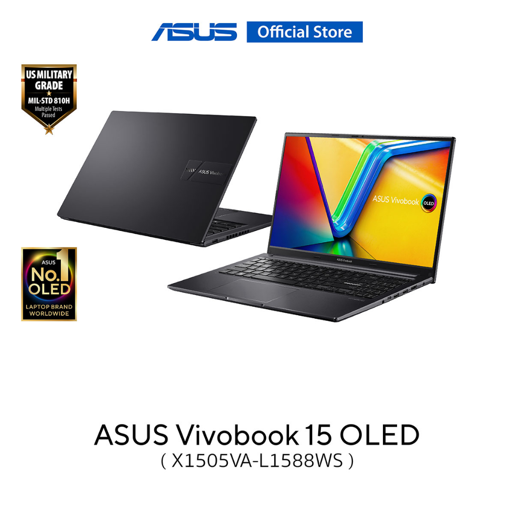 25990 บาท ASUS Vivobook 15 OLED (X1505VA-L1588WS), Thin and Light Laptop, 15.6″ FHD (1920 x 1080), Intel Core i5-13500H, 16GB (8GBx2) DDR4, 512GB M.2 NVMe PCIe 3.0 SSD Computers & Accessories