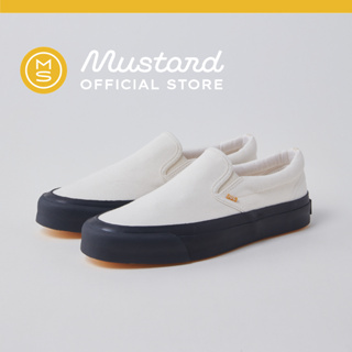 Mustard Sneakers Slip On 2.0 Coal White รองเท้าผ้าใบ