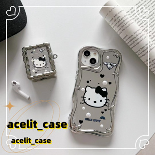 ❤️ส่งของขวัญ❤️ เคสไอโฟน 11 12 13 14 Pro Max การ์ตูน HelloKitty ความนิยม กราฟฟิตี ฤดูร้อน Case for iPhone สไตล์วรรณศิลป์