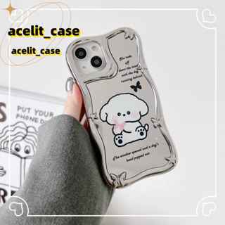 ❤️ส่งของขวัญ❤️ เคสไอโฟน 11 12 13 14 Pro Max ลูกสุนัข กราฟฟิตี การ์ตูน สาวน่ารักหัวใจ Case for iPhone สไตล์วรรณศิลป์