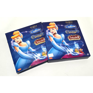 VCD การ์ตูนเรื่อง ซินเดอเรลล่าฉบับ พากย์ไทย  แพ็ค 3 ภาค cartoon การ์ตูน ดิสนีย์ disney