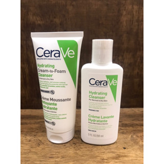 Cerave hydrating Cream-to-Foam Cleanser เซราวี ไฮเดรติ้ง ครีม-ทู-โฟม คลีนเซอร์