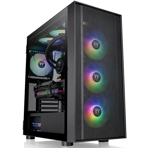 THERMALTAKE H570 TG ARGB BLACK : CA-1T9-00M1WN-01 CASE