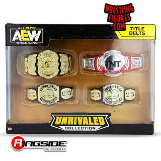 (Pre-Order) 4-Pack AEW Toy Wrestling Figure Belts