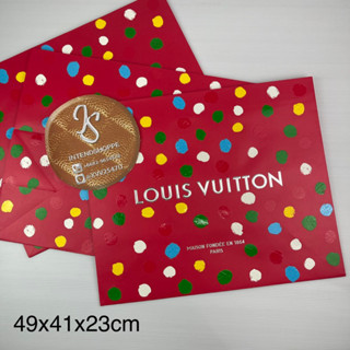 🚥 ถุงกระดาษ Louis Vuitton x yayoi แท้100% พร้อมส่ง 🚥