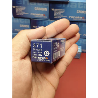 ถ่านกระดุมแท้ Renata sr920SW 371 Swiss Made แท้ล้านเปอร์เซ็น ส่งเร็วติดจรวด (แพ็ค1ก้อน) ใช้ถ่านรุ่นไหนดูในคลิปเลยครับ