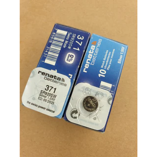 ถ่านกระดุมแท้ Renata sr920SW 371 Swiss Made แท้ล้านเปอร์เซ็น ส่งเร็วติดจรวด (แพ็ค1ก้อน) ใช้ถ่านรุ่นไหนดูในคลิปเลยครับ