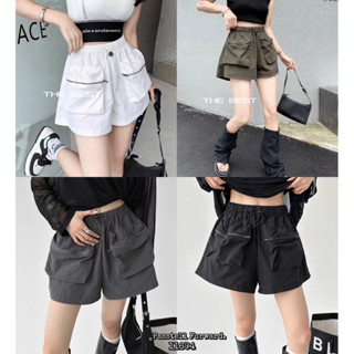 🇰🇷New🇰🇷  Korea cargo zippy short pantsขาสั้นcargoรุ่นซิป เป๋าหน้าทรงสวย เก๋มากกก คือดี แนะนำเลยยย