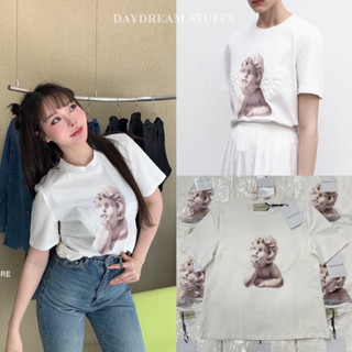 💫พร้อมส่ง💫Cupid Top • เสื้อยืด ทรงสั้นพอดีตัว ลายน่ารักมาก งานเย็บดีเทลปีก สกรีนแน่น ตัวนี้เนื้อผ้าดี ทรงสวยค่ะ