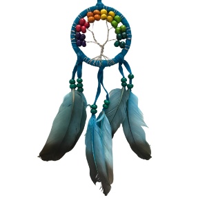 Dream catcher size 6 cm. (เครื่องรางดักความฝัน) DC621