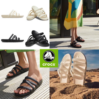 CROCS SPLASH STRAPPY SANDALS💦 รองเท้าแตะผู้หญิง รองเท้าเพื่อสุขภาพ