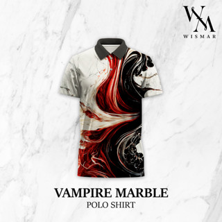 เสื้อโปโลลายหินอ่อน(แวมไพร์): Polo Vampire Marble (Short-Sleeve)