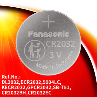 ของแท้ Panasonic ถ่านกระดุม CR2032 ถ่าน2032 ถ่านรีโมทรถยนต์ ถ่านรีโมทรถ แบตกระดุม Button Battery cr2032