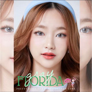 (COD) คอนแทคเลนส์ Contactlens สายฝ รุ่น Florida สายตา+ปกติ Prettydoll 0.00 ถึง - 6.00 เลนส์นิ่มใส่สบายตา แถมตลับ