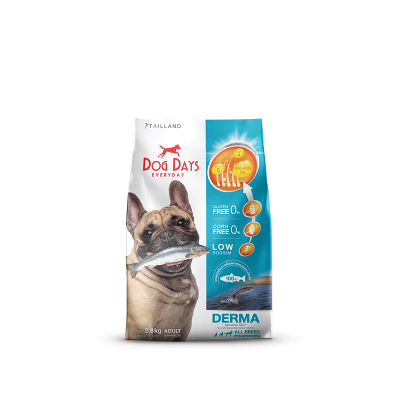 💙 Dogdays - Derma รสปลา 2.8 kg 🐟