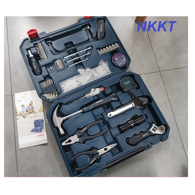 BOSCH ชุดอุปกรณ์เครื่องมือ 2607002788  ชุดอุปกรณ์เครื่องมือสามัญประจำบ้าน ชุด 108 ชิ้น OFFICIAL STOR