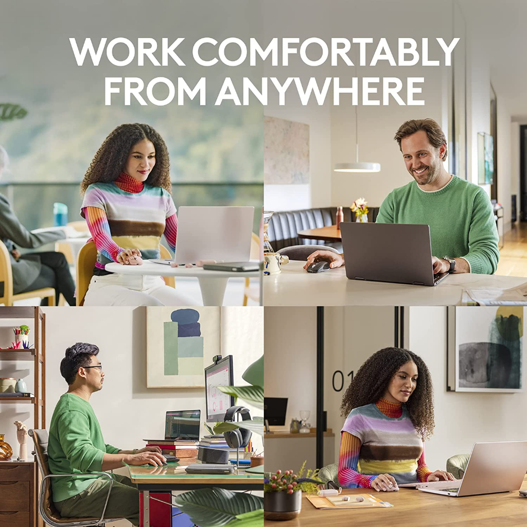 Logitech MX Anywhere 3S Bluetooth Compact Wireless Mouse เมาส์ไร้สายขนาดกะทัดรัด, ลากเมาส์ได้บนทุกพื้นผิว, คลิกเงียบ-1Y รูปที่ 5
