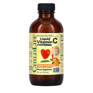 (แท้ลอตใหม่!) vitamin C รสส้ม Childlife, essentialจากอเมริกา วิตามินซีเด็กแบบน้ำ