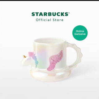 starbucks white unicorn mug 12 oz rare item