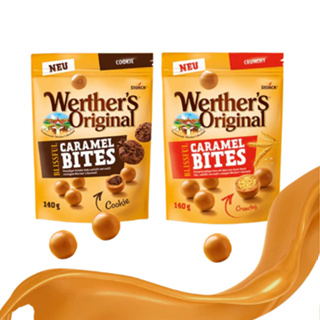 Werthers Original Blissful Caramel Bites น้ำหนัก 140 กรัม มี 2 รส BBF : 02/24