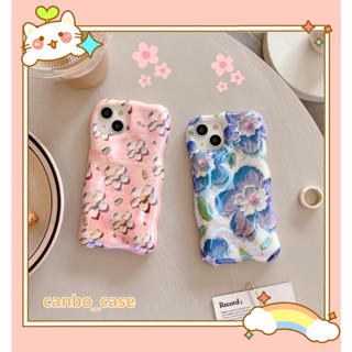 🎁ส่งของขวัญ🎁เคสไอโฟน สำหรับ 11 14 for iPhone Case 13 12 Pro Max แฟชั่น ระดับสูง กันกระแทก ดอกไม้ เคสนิ่ม เคสโทรศัพท์