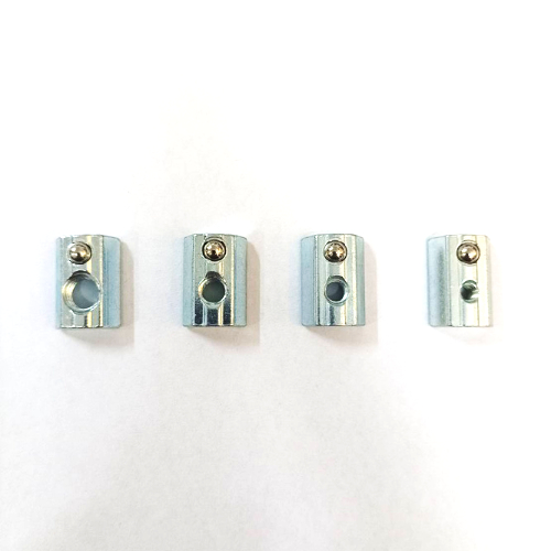 BALL NUT 40T สำหรับ อลูมิเนียมโปรไฟล์ 40mm เกลียว M4/M5/M6/M8 Pack 10 @K.A.ALU